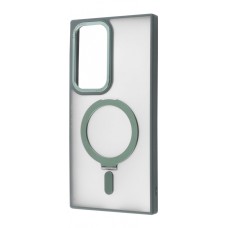 Чохол WAVE Attraction Case with Magnetic Ring Samsung Galaxy S24 Ultra green