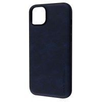 Чохол X-Level EARL III (TPU+PU) iPhone 14 Plus/15 Plus blue