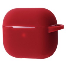 Чохол Silicone Shock-proof case for Airpods 3 bordo