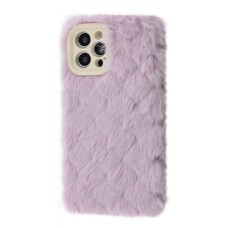 Чохол Fluffy Love Case iPhone 12 Pro Max purple