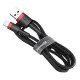 Кабель Baseus Cafule Lightning 2.4A (1m) gold/blue
