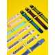 Ремінець Apple Watch Sport Nike+ 42/44/45/49 mm black/white