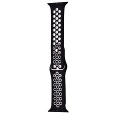 Ремінець Apple Watch Sport Nike+ 42/44/45/49 mm black/white