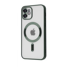 Чохол Metal Matte Case with Magnetic Ring iPhone 12 dark green