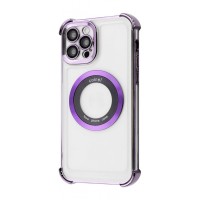 Чохол Glossy Case with Magnetic Ring iPhone 12 Pro purple