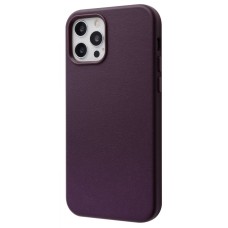 Чохол WAVE Premium Leather Edition Case with Magnetic Ring iPhone 12/12 Pro deep violet