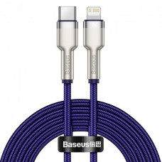 Кабель Baseus Cafule Metal Type-C to Lightning PD 20W (2m) purple