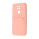 Чохол WAVE Colorful Pocket Xiaomi Redmi Note 9 pale pink