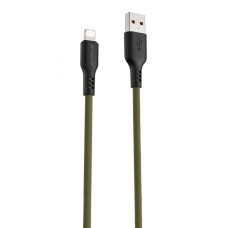 Кабель Proove Rebirth Lightning 2.4A (1m) green