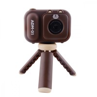 Дитяча фотокамера S11 зі штативом brown