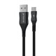 Кабель Proove Braided Scout Micro USB 2.4A (1m) black