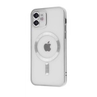 Чохол Metal Matte Case with Magnetic Ring iPhone 14 Pro silver