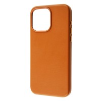 Чохол WAVE Premium Leather Edition Case with Magnetic Ring iPhone 15 Plus orange