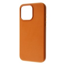 Чохол WAVE Premium Leather Edition Case with Magnetic Ring iPhone 15 Plus orange