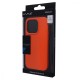 Чохол WAVE Premium Leather Edition Case with Magnetic Ring iPhone 14 Pro orange