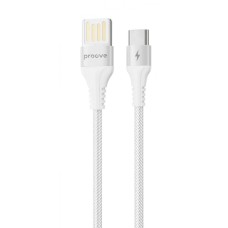 Кабель Proove Double Way Weft Type-C 2.4A (1m) white