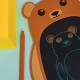 Планшет для малювання Bear 8.5 дюймів (colors) brown