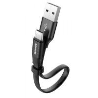 Кабель Baseus Nimble Type-C 3.0A (0.23m) black