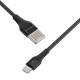 Кабель Proove Double Way Weft Lightning 2.4A (1m) black