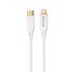 Кабель Proove Jelly Silicone Type-C to Lightning 27W (1m) white