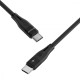 Кабель Proove Soft Silicone Type-C to Type-C 60W (1m) black