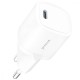 МЗП Proove Silicone Power 20W (Type-C) + Кабель Type-C to Lightning white