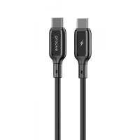 Кабель Proove Flex Metal Type-C to Type-C 60w (1m) black