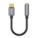 Перехідник AUX Baseus L54 Type-C to 3.5mm gray