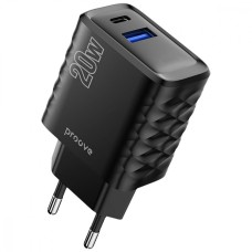 МЗП Proove Speed Surge 20W (USB + Type-C) black