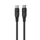 Кабель Proove Soft Silicone Type-C to Type-C 60W (1m) black