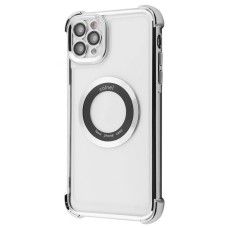 Чохол Glossy Case with Magnetic Ring iPhone 12 Pro Max silver