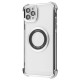 Чохол Glossy Case with Magnetic Ring iPhone 12 Pro Max silver