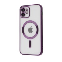 Чохол Metal Matte Case with Magnetic Ring iPhone 12 deep purple