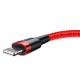 Кабель Baseus Cafule Lightning Cable 2A (3m) gray/black