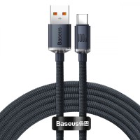 Кабель Baseus Crystal Shine Series Type-C 100W (2m) black