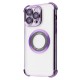 Чохол Glossy Case with Magnetic Ring iPhone 14 Pro Max purple