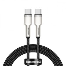 Кабель Baseus Cafule Metal Type-C to Type-C 100W (1m) black