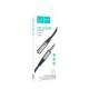 Переходник AUX Hoco UPA20 3.5mm (1m) metal gray