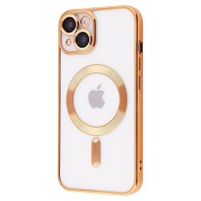 Чохол Metal Matte Case with Magnetic Ring iPhone 14 gold