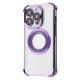Чохол Glossy Case with Magnetic Ring iPhone 15 Pro purple
