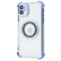Чохол Glossy Case with Magnetic Ring iPhone 12 sierra blue