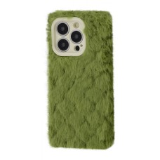 Чохол Fluffy Love Case iPhone 13 Pro green