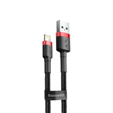 Кабель Baseus Cafule Lightning 2.4A (0.5m) red/black