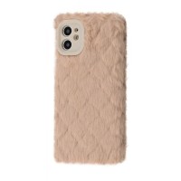 Чохол Fluffy Love Case iPhone 15 Pro pink sand