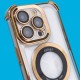 Чохол Glossy Case with Magnetic Ring iPhone 14 sierra blue
