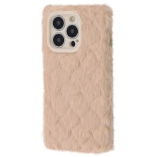 Чохол Fluffy Love Case iPhone 14 Pro Max pink sand