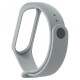 Ремінець Silicone Xiaomi Mi Band 3/4 gray