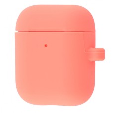 Чохол Silicone Case Slim with Carbine for AirPods 2 begonia red