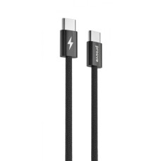 Кабель Proove Energy Stream Type-C to Type-C 60W (1m) black