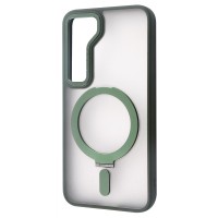 Чохол WAVE Attraction Case with Magnetic Ring Samsung Galaxy S23 Plus green